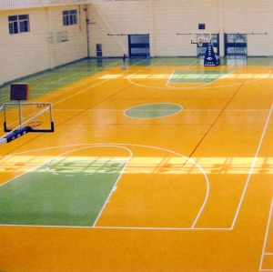 PVC篮球场运动地板